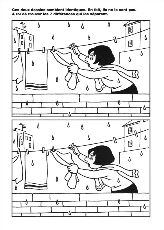 jeu des 7 erreurs � imprimer