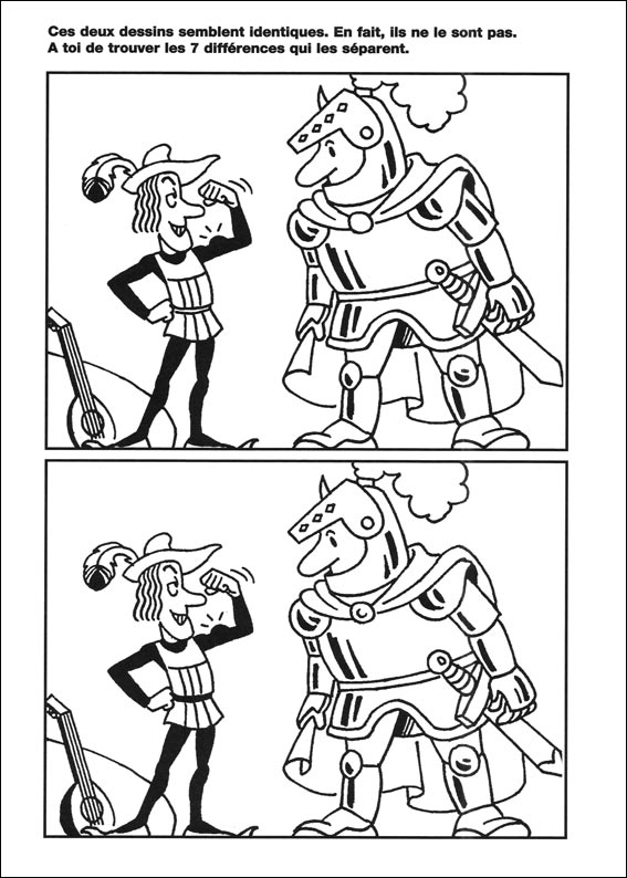 jeu des 7 erreurs � imprimer