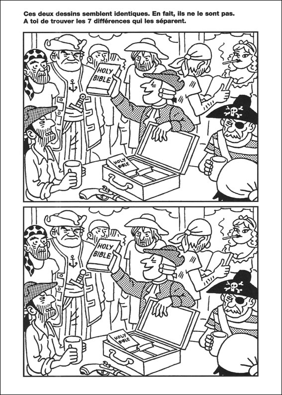 jeu des 7 erreurs � imprimer