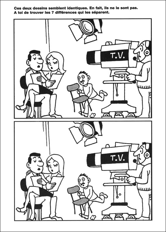 jeu des 7 erreurs � imprimer