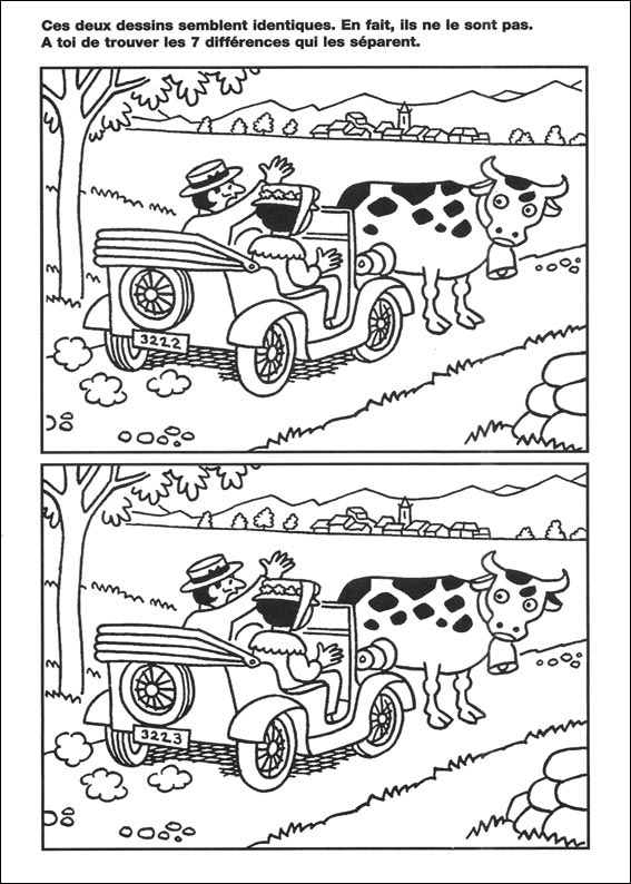 jeu des 7 erreurs � imprimer