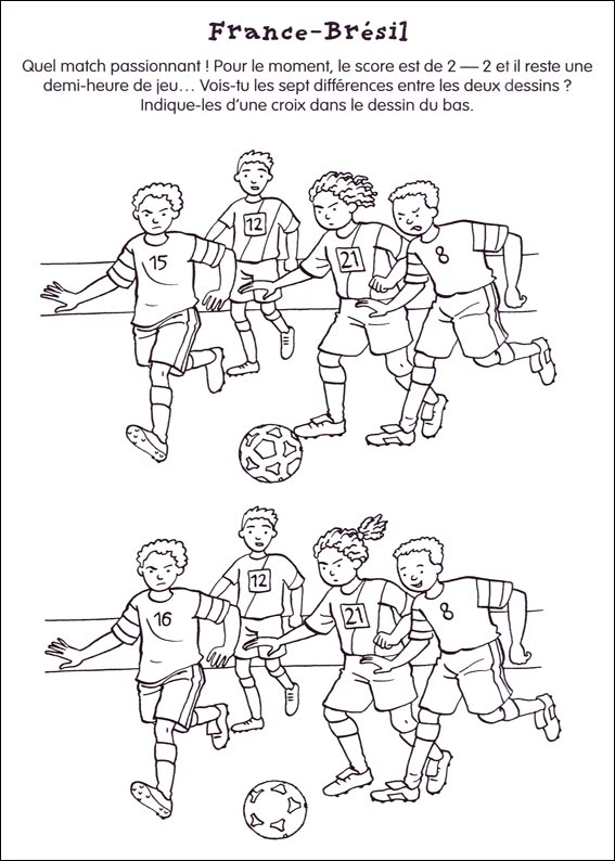 jeu des 7 erreurs � imprimer