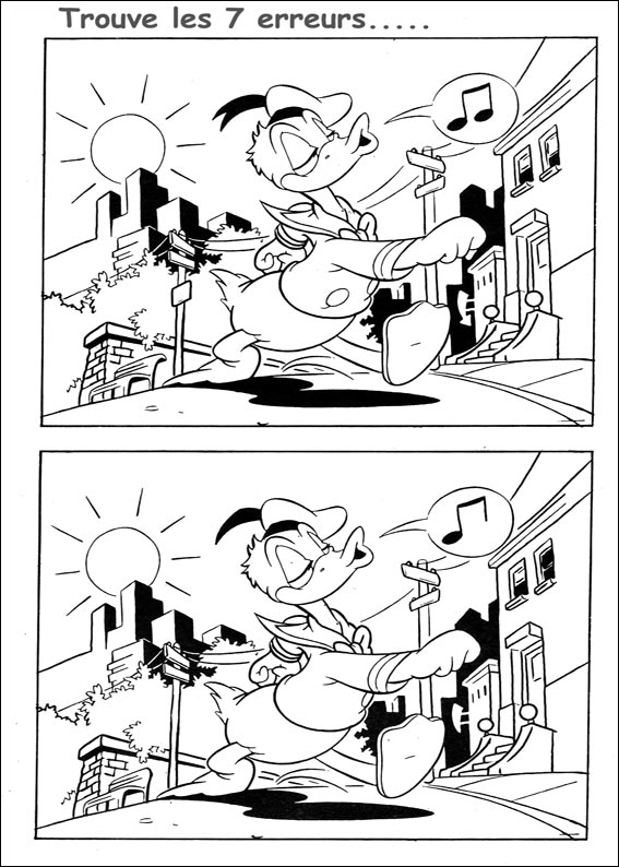 jeu des 7 erreurs � imprimer