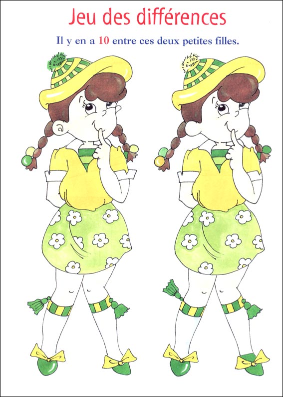 jeu des 7 erreurs � imprimer