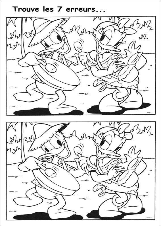 jeu des 7 erreurs � imprimer