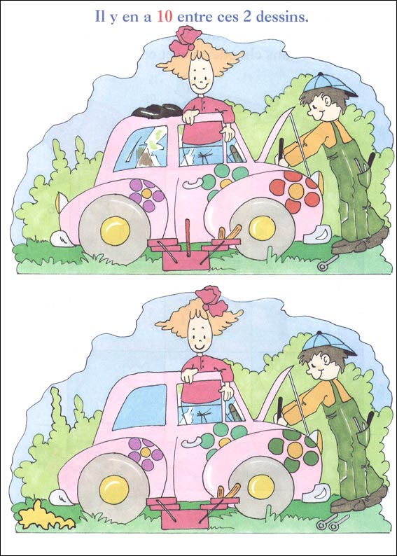 jeu des 7 erreurs � imprimer