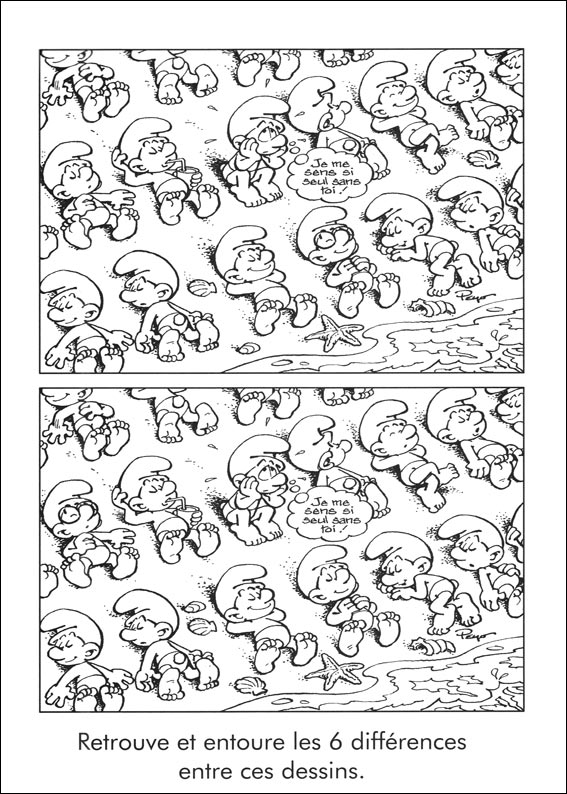 jeu des 7 erreurs � imprimer