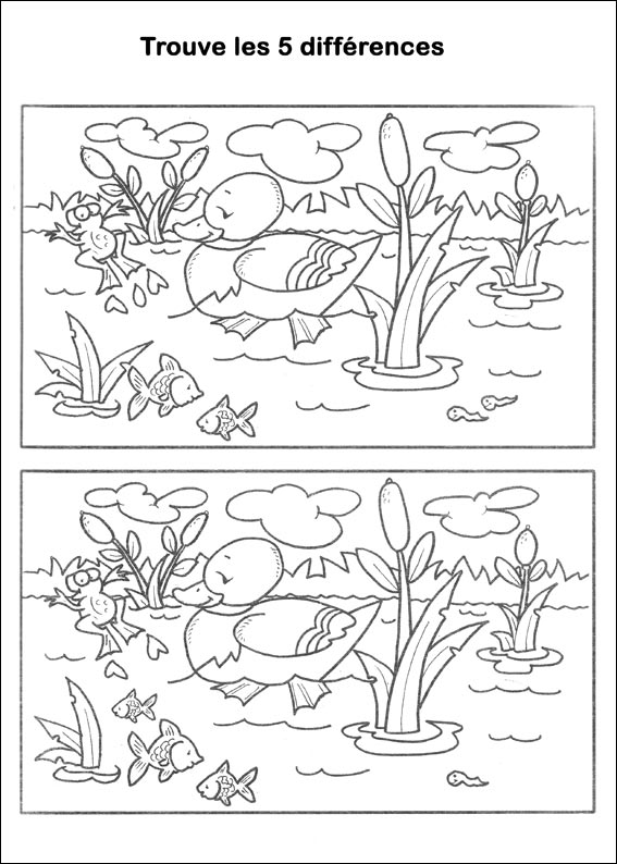 jeu des 7 erreurs � imprimer