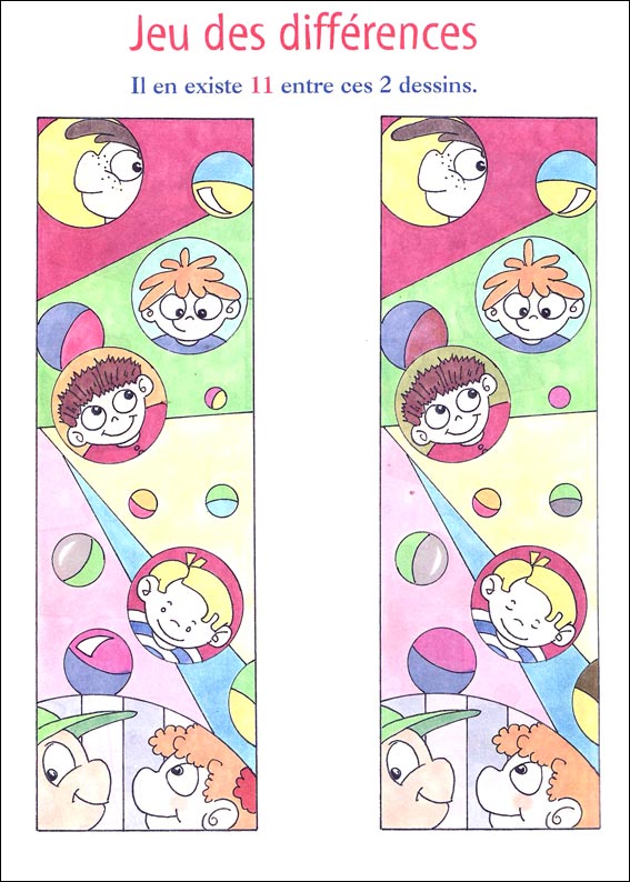 jeu des 7 erreurs � imprimer