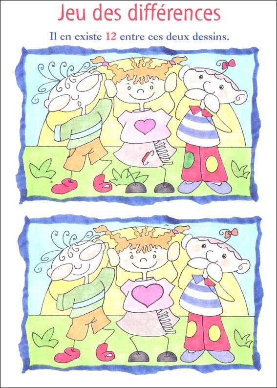 jeu des 7 erreurs � imprimer