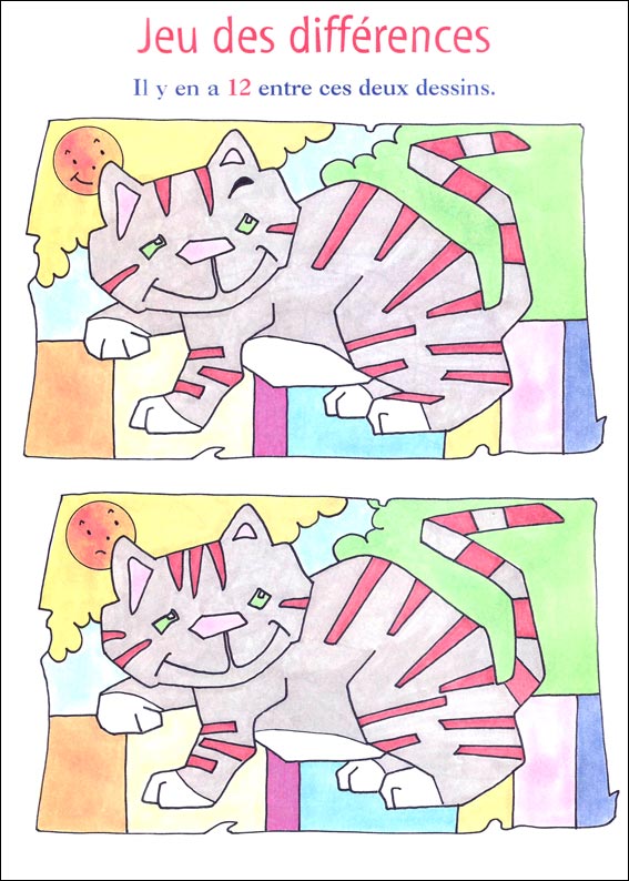 jeu des 7 erreurs � imprimer