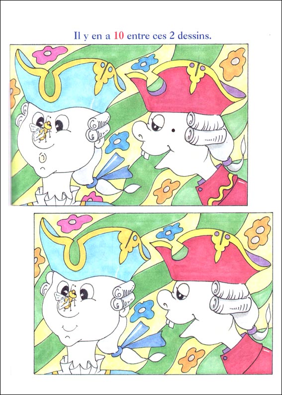 jeu des 7 erreurs � imprimer