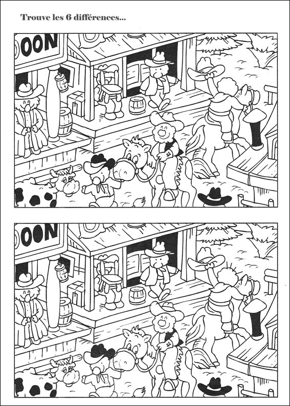 jeu des 7 erreurs � imprimer