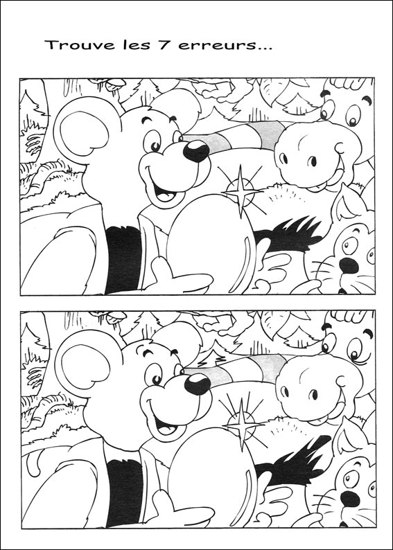 jeu des 7 erreurs � imprimer