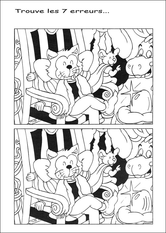jeu des 7 erreurs � imprimer