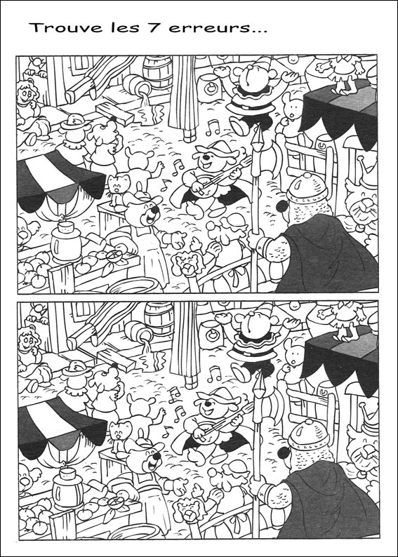jeu des 7 erreurs � imprimer