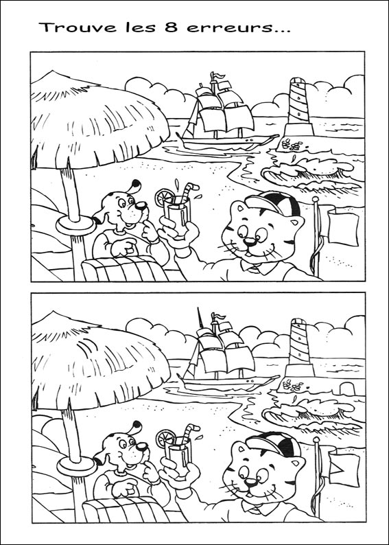 jeu des 7 erreurs � imprimer