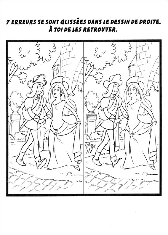 jeu des 7 erreurs � imprimer