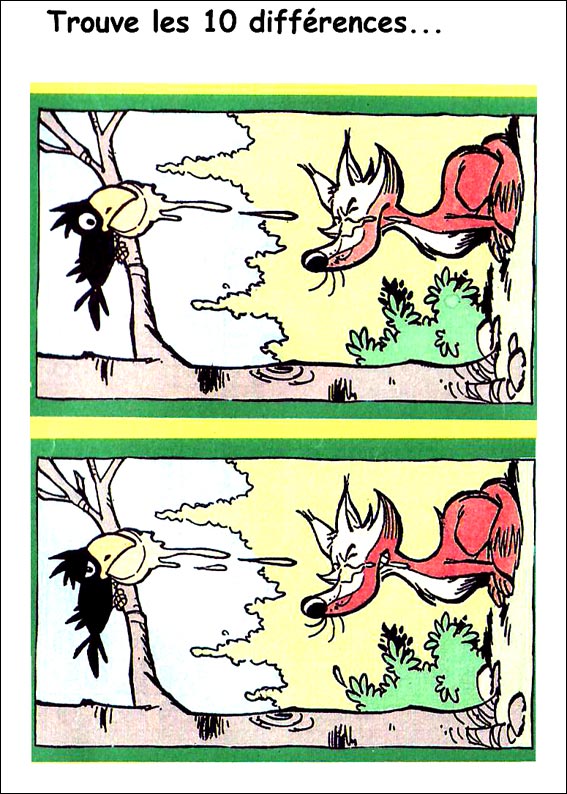 jeu des 7 erreurs � imprimer