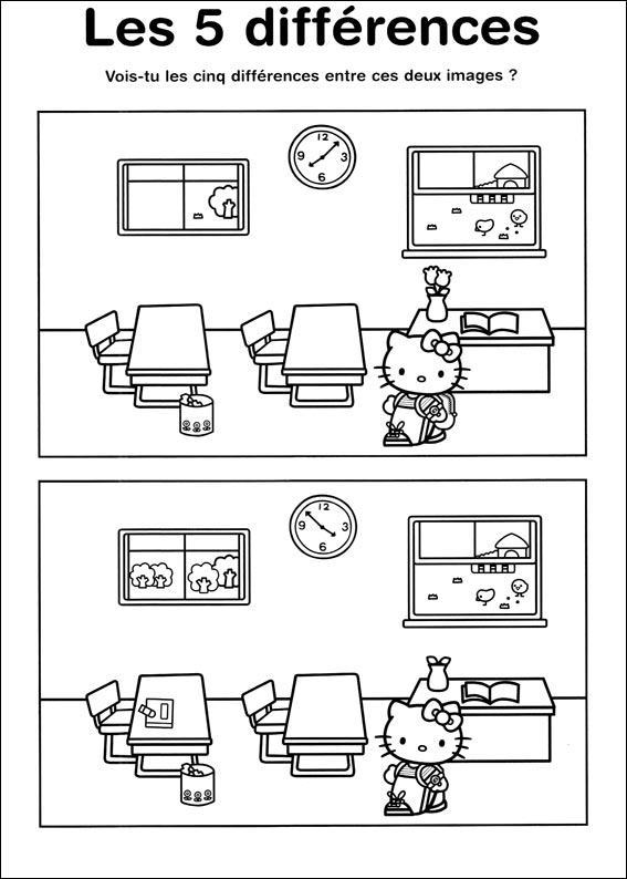 jeu des 7 erreurs � imprimer