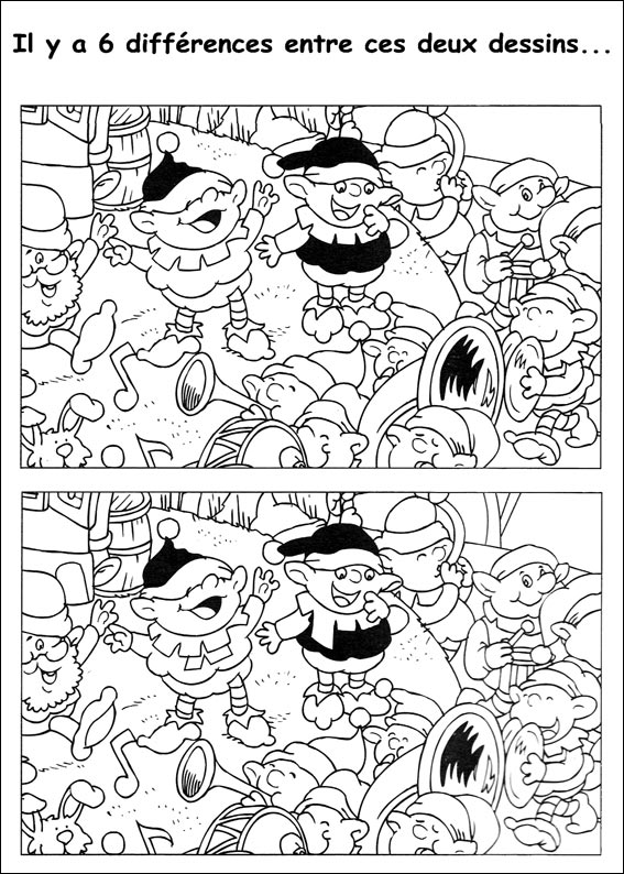 jeu des 7 erreurs � imprimer