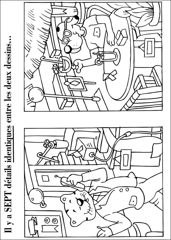 jeu des 7 erreurs � imprimer