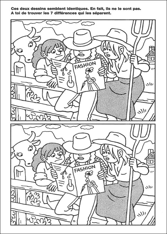 jeu des 7 erreurs � imprimer