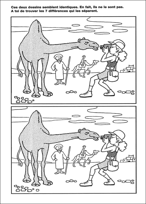 jeu des 7 erreurs � imprimer