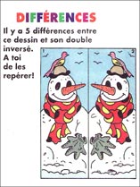 Jeux des erreurs &agrave; imprimer 