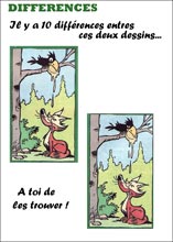 Jeux des erreurs &agrave; imprimer 