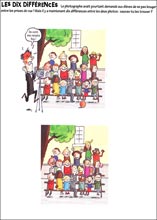 Jeux des erreurs &agrave; imprimer 