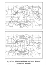 Jeux des erreurs &agrave; imprimer 