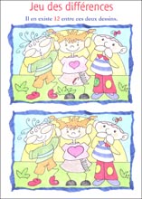 Jeux des erreurs &agrave; imprimer 