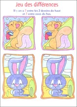 Jeux des erreurs &agrave; imprimer 