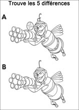 Imprime le jeu et trouve les diff�rences entre ces deux dessins