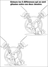 Imprime le jeu et trouve les diff�rences entre ces deux dessins