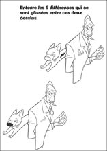 Imprime le jeu et trouve les diff�rences entre ces deux dessins