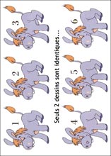 Imprime le jeu et trouve les diff�rences entre ces deux dessins