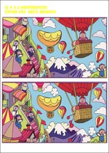 Imprime le jeu et trouve les diff�rences entre ces deux dessins