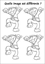 Imprime le jeu et trouve les diff&eacute;rences entre ces deux dessins