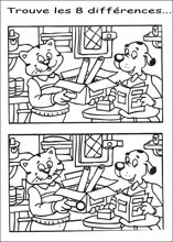 Jeux des erreurs &agrave; imprimer 