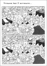 Jeux des erreurs &agrave; imprimer 