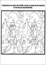 Jeux des erreurs &agrave; imprimer 