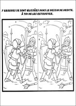 Jeux des erreurs &agrave; imprimer 