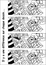 Jeux des erreurs &agrave; imprimer 