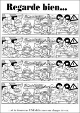 Jeux des erreurs &agrave; imprimer 