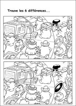 Jeux des erreurs &agrave; imprimer 