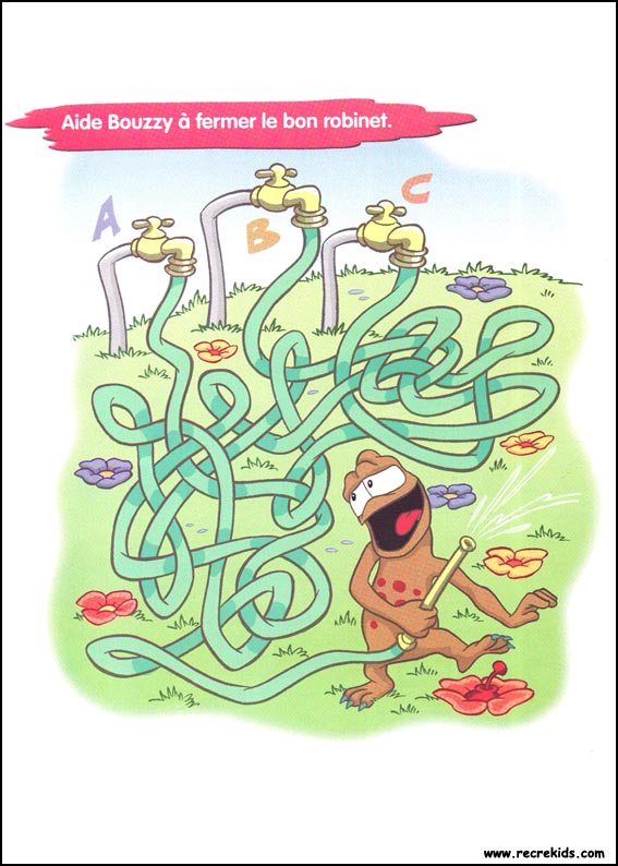 Jeu du labyrinthe &agrave; imprimer