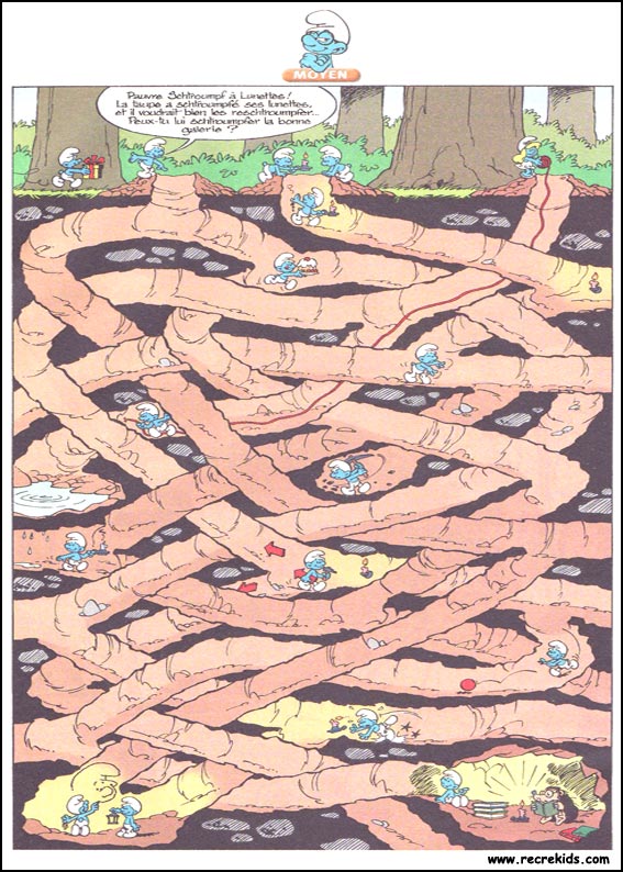 Jeu du labyrinthe &agrave; imprimer