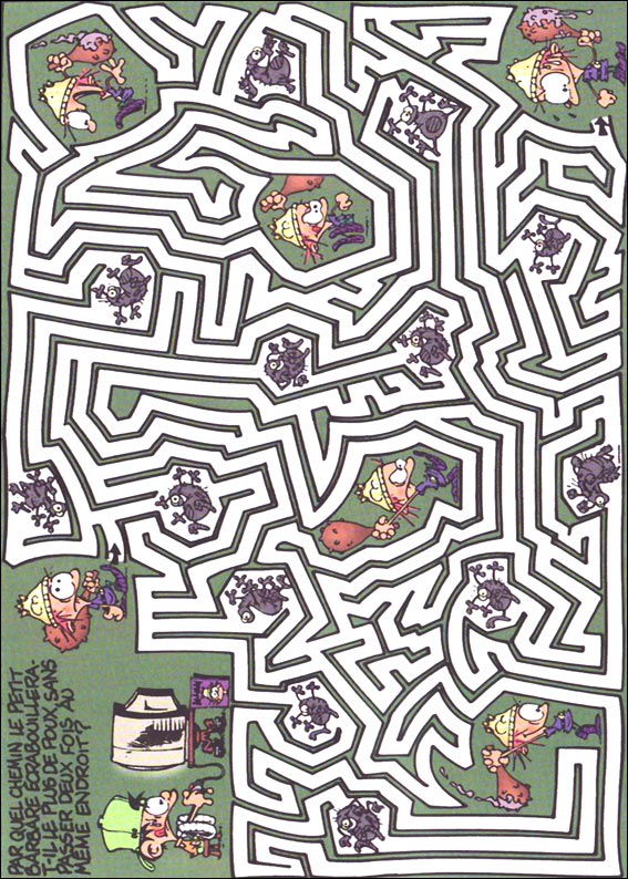 Jeu du labyrinthe &agrave; imprimer